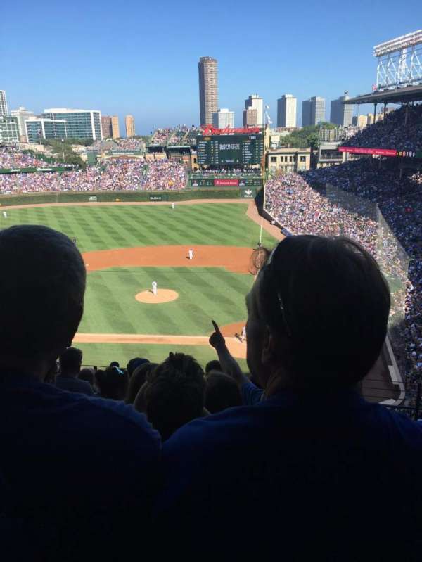 Wrigley Field, section: 313L, row: 10, seat: 15