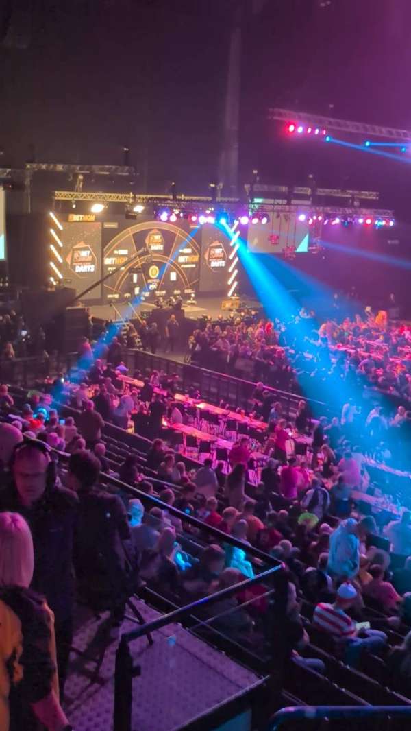 Utilita Arena Sheffield, section: 204, row: A, seat: 3
