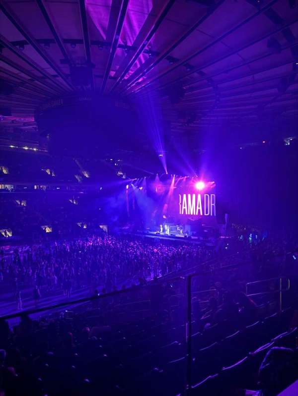 Madison Square Garden, section: 105, row: 20, seat: 15