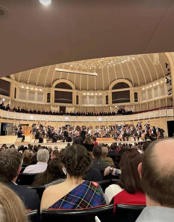 Orchestra Hall, Chicago, section: Main Floor Left, row: Q, seat: 11