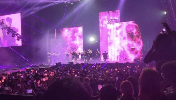 The O2, London, section: 111, row: E, seat: 337