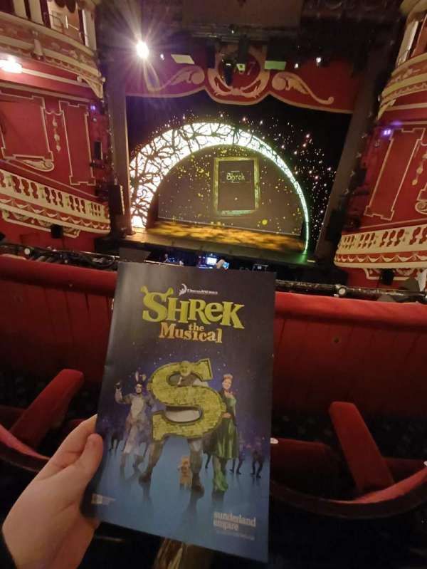 Sunderland Empire, section: Dress Circle, row: B, seat: 18
