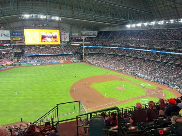Daikin Park, section: 409, row: 6, seat: 24
