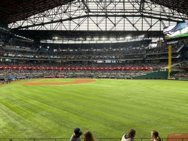 Globe Life Field, section: 131, row: 10, seat: 10