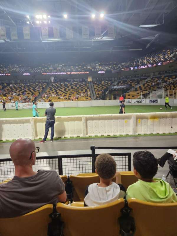 Addition Financial Arena, section: 113, row: D, seat: 2
