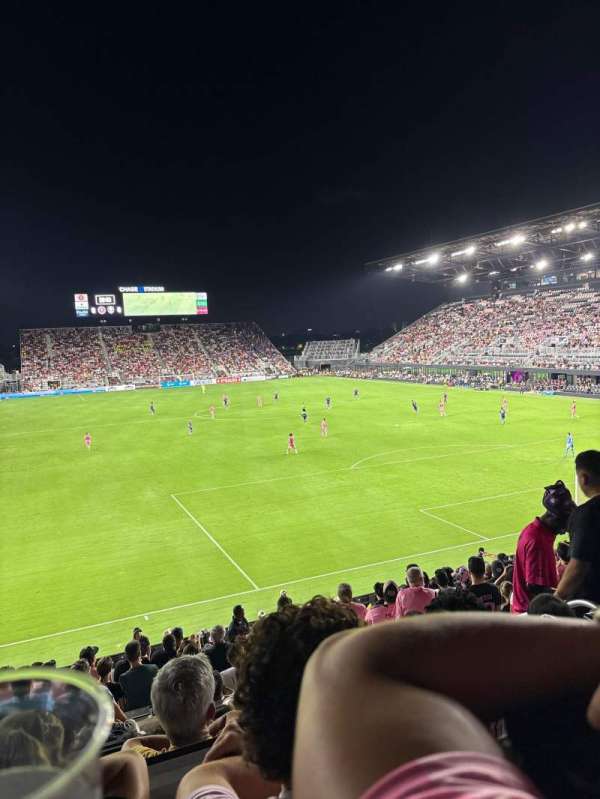 Chase Stadium, section: 111, row: 18, seat: 5