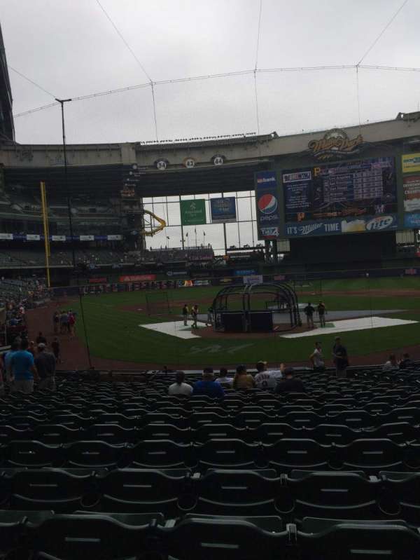 American Family Field, section: 117, row: 19, seat: 15