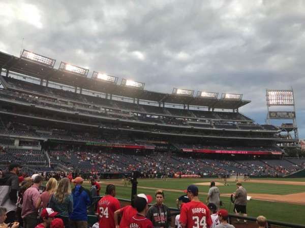 Nationals Park, section: 131, row: F, seat: 13
