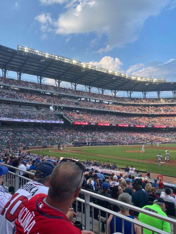 Truist Park, section: 116, row: 2, seat: 5