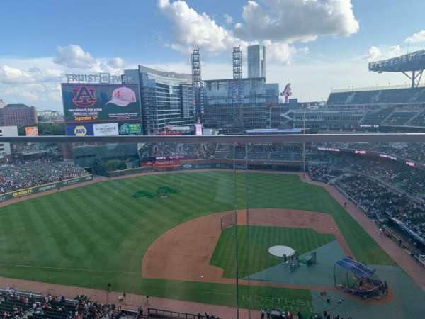 Truist Park, section: 431, row: 1, seat: 5