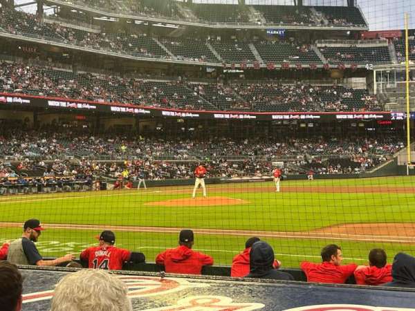 Truist Park, section: 18, row: 8, seat: 3