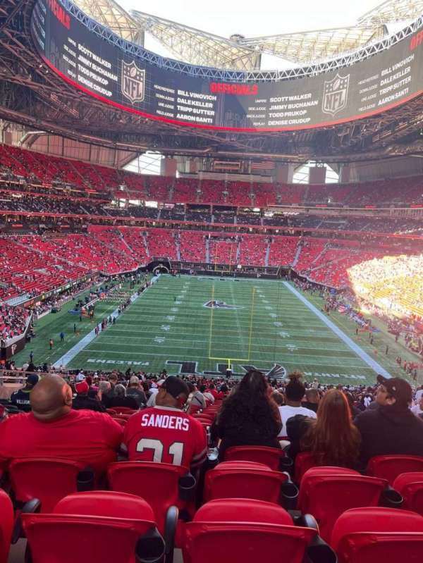 Mercedes-Benz Stadium, section: 101, row: 65, seat: 24