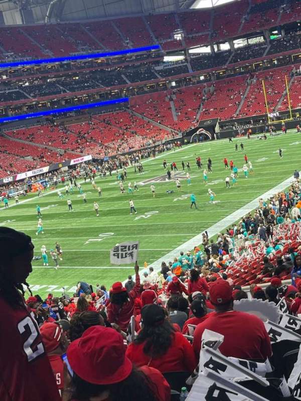 Mercedes-Benz Stadium, section: 134, row: 34, seat: 10