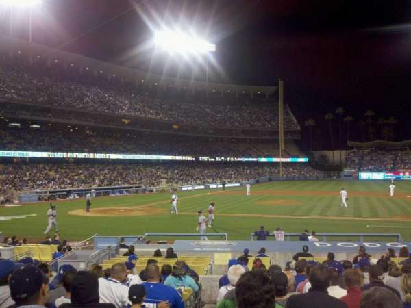 Dodger Stadium, section: 18FD, row: O, seat: 1