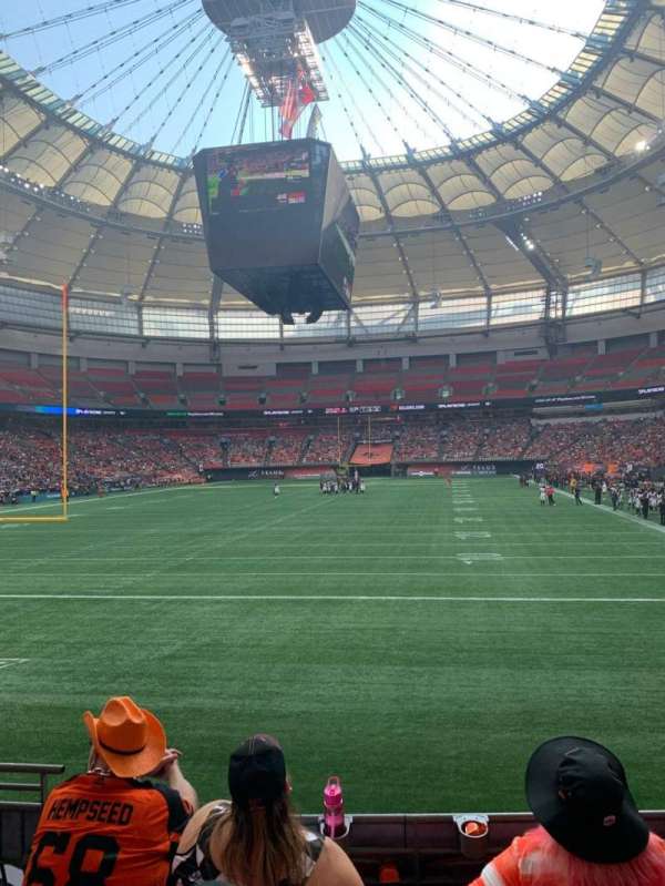 BC Place, section: 226, row: K, seat: 3