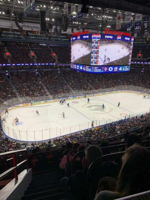 Rogers Arena, section: 326, row: 10, seat: 1