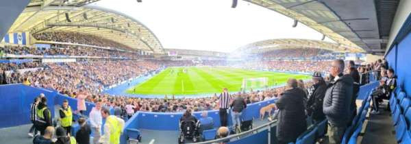 American Express Stadium, section: S1F, row: AA, seat: 140