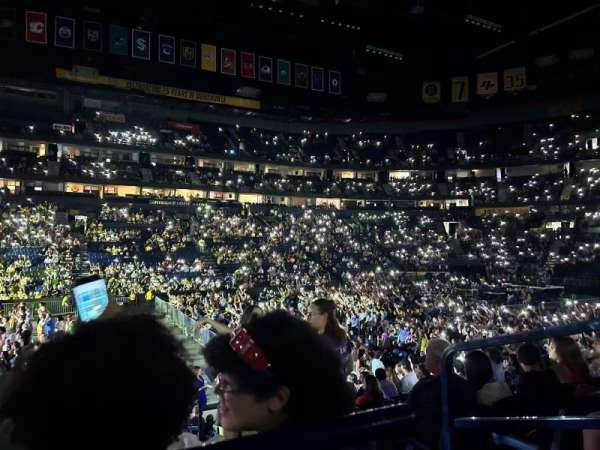 Bridgestone Arena, section: 114, row: A, seat: 2