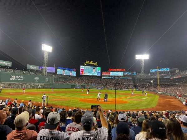 Fenway Park, section: Loge Box 132, row: AA, seat: 3