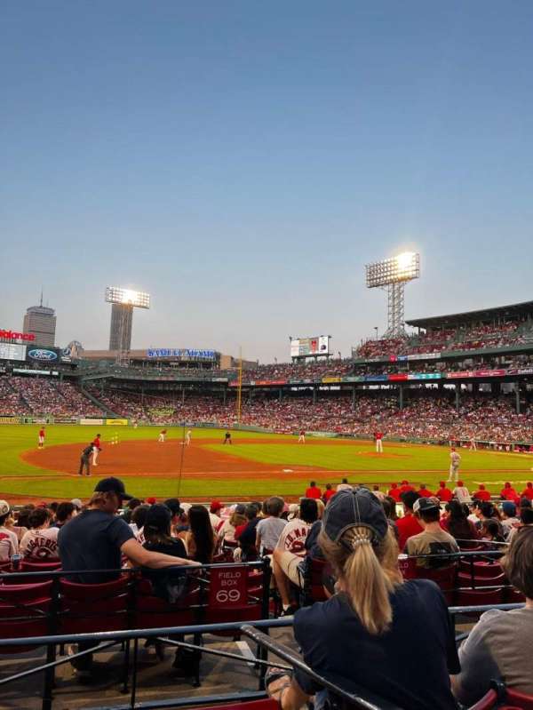 Fenway Park, section: Loge Box 153, row: CC, seat: 1