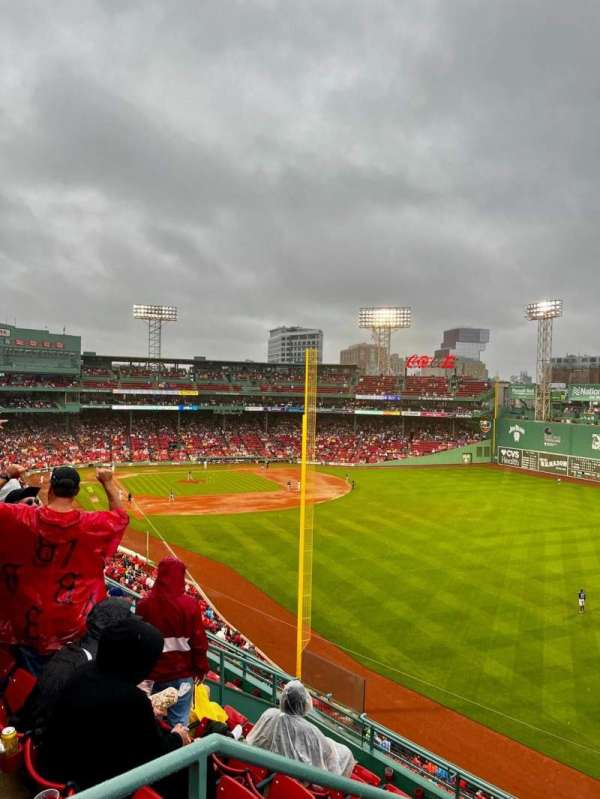 Fenway Park, section: Right Field Roof Deck Box 37, row: EE, seat: 1