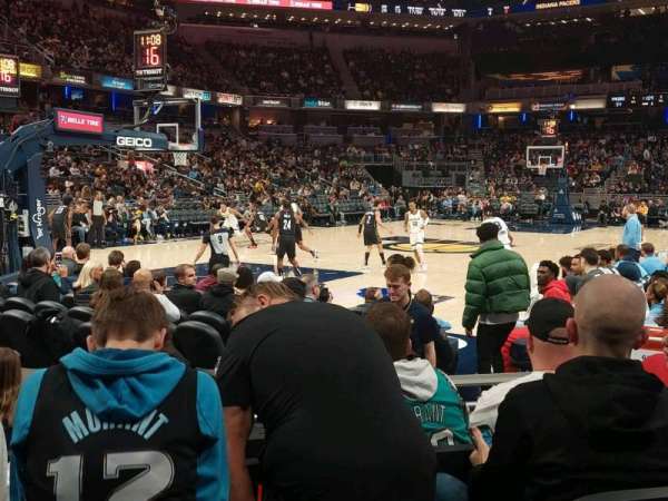 Gainbridge Fieldhouse, section: 8, row: 6, seat: 10