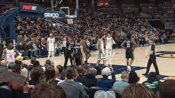 Gainbridge Fieldhouse, section: 8, row: 6, seat: 10