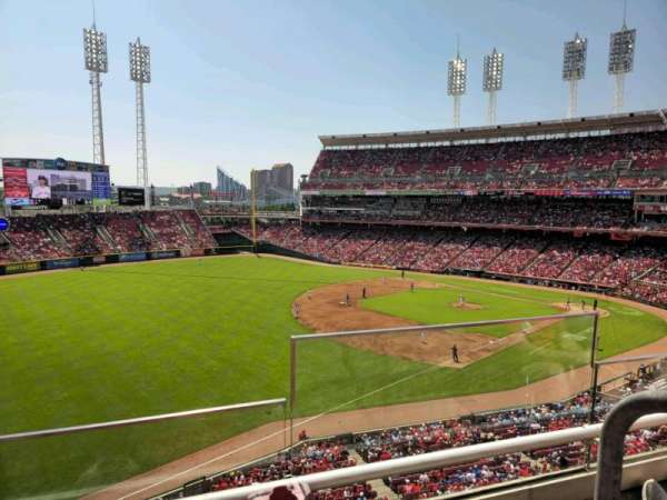 Great American Ball Park, section: 412, row: B, seat: 1