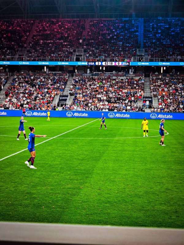 TQL Stadium, section: W5, row: 5, seat: 1