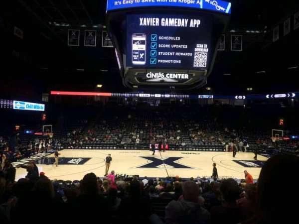 Cintas Center, section: 110, row: V, seat: 14