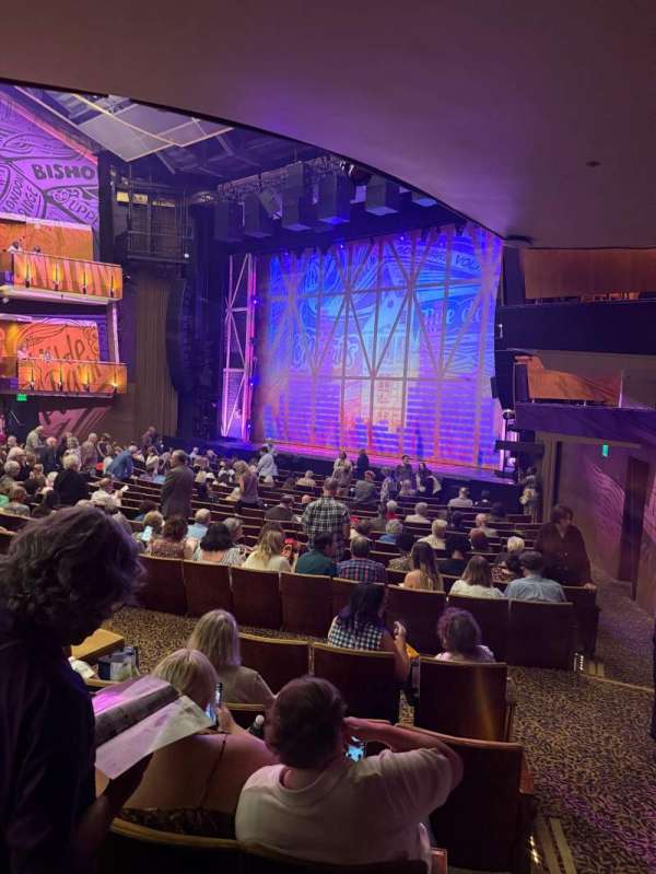 Ahmanson Theatre, section: Rear Orchestra, row: S, seat: 1