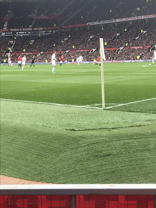 Old Trafford, section: E132, row: CC, seat: 20