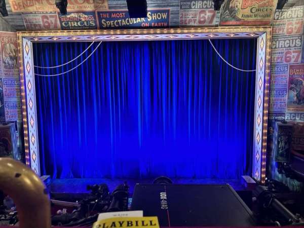 Imperial Theatre, section: Front Mezzanine RC, row: A, seat: 301