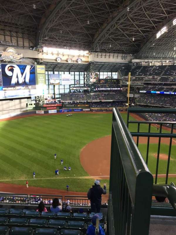 American Family Field, section: 431, row: 8, seat: 1