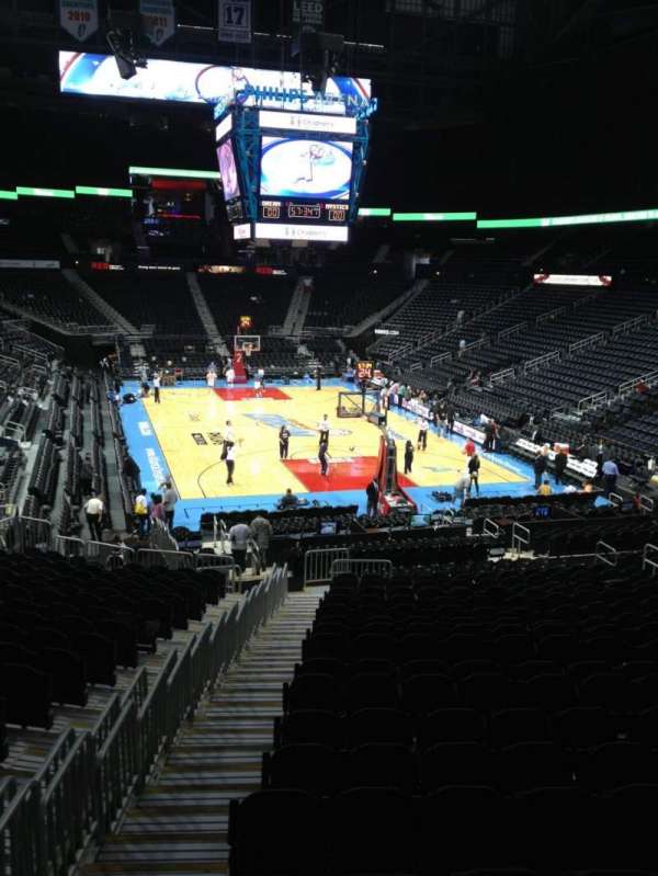 State Farm Arena, section: 103, seat: 19