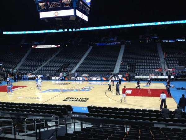 State Farm Arena, section: 107, row: P, seat: 8