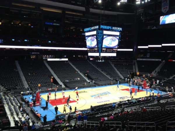 State Farm Arena, section: T25, row: B, seat: 1