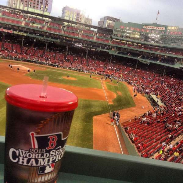 Fenway Park, section: Green Monster 2, row: 3, seat: 1