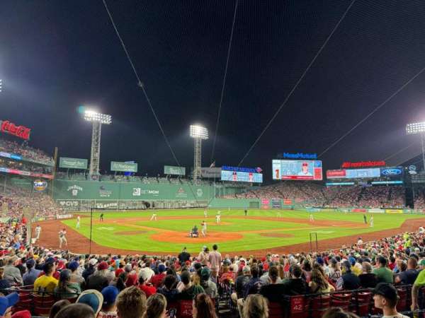 Fenway Park, section: Loge Box 129, row: EE, seat: 2