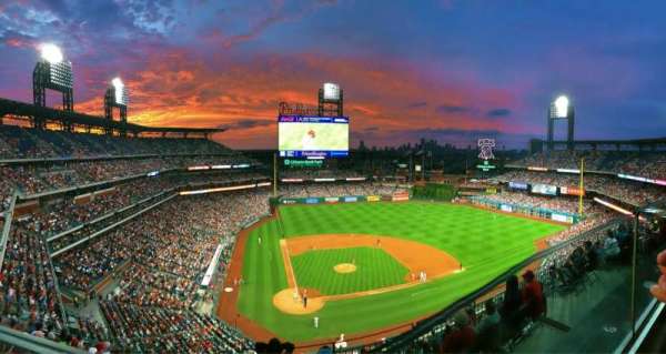 Citizens Bank Park, section: 417, row: 1, seat: 22