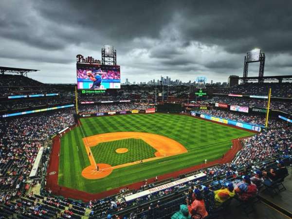 Citizens Bank Park, section: 417, row: 2, seat: 1