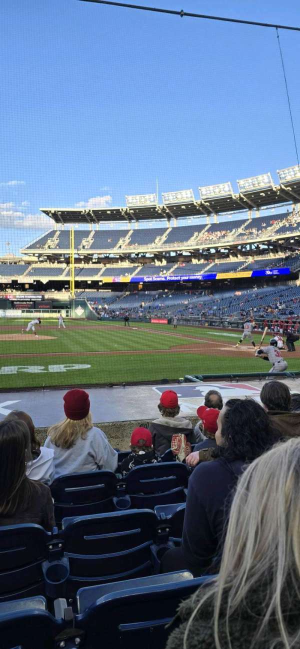 Nationals Park, section: 117, row: J, seat: 8