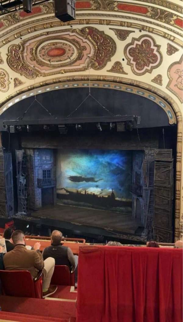 Cadillac Palace Theater, section: Balcony R, row: D, seat: 8