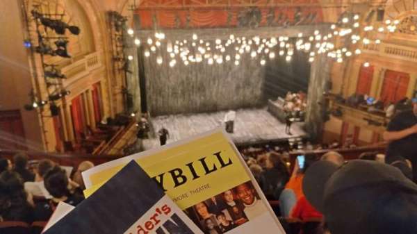 Barrymore Theatre, section: Rear Mezzanine L, row: g, seat: 3