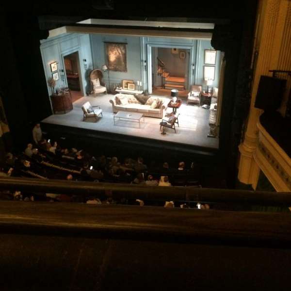 Hudson Theatre, section: Balcony R, row: A, seat: 4