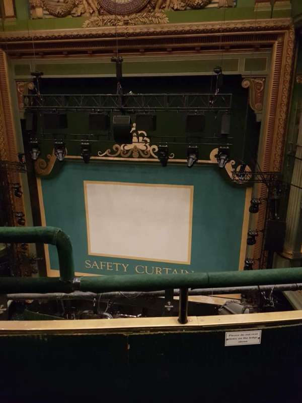 Manchester Opera House, section: Gallery, row: B, seat: 17