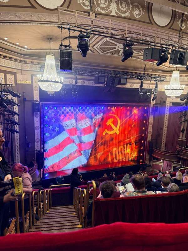 Imperial Theatre, section: Rear Mezzanine LC, row: A, seat: 208