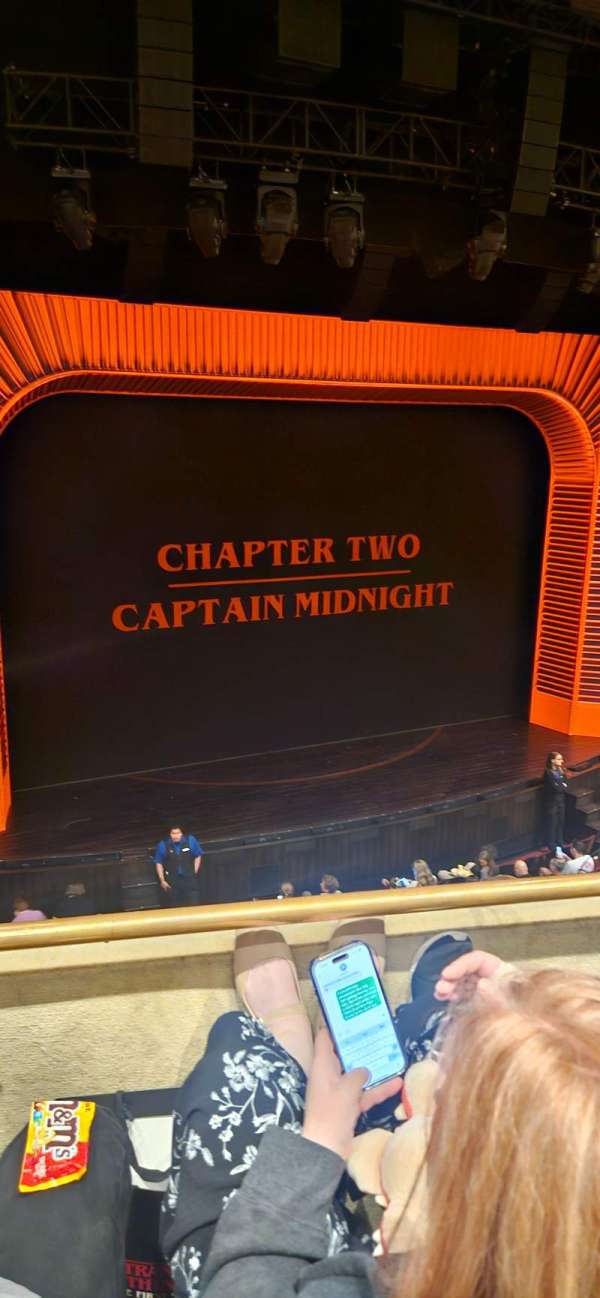 Marquis Theatre, section: Mezzanine L, row: B, seat: 5