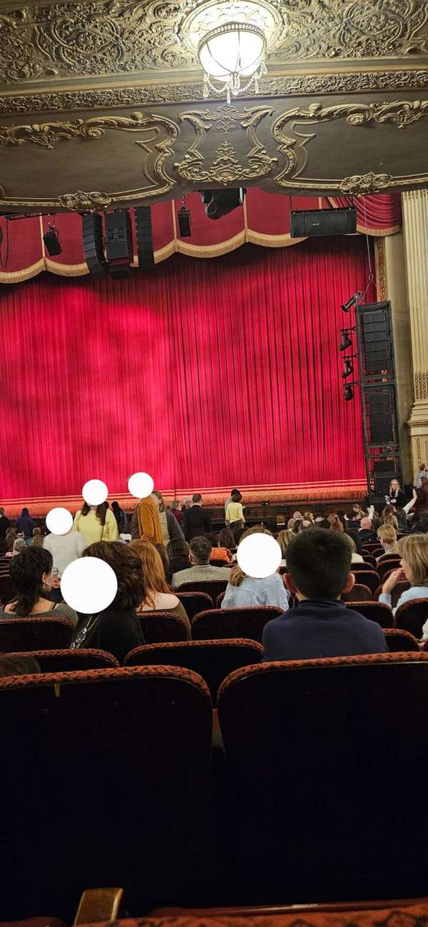 Citizens Bank Opera House, section: Orchestra RC, row: Q, seat: 8