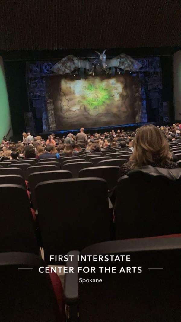 First Interstate Center for the Arts, section: Orchestra, row: X, seat: 21